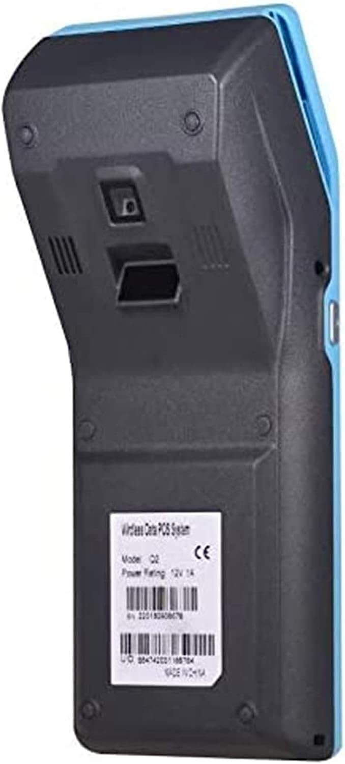 HSF Lettore di codici a barre Scanner di codici a barre portatile, stampante for ricevute terminale pos con schermo da 5,5 pollici