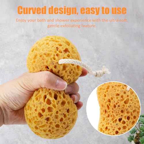 AOZUO Éponge de Bain, Lot de 2 Grandes Éponges Alvéolaires pour la Douche et le Bain - Éponge de Corps Souple et Exfoliante à Mousse Dense pour un Nettoyage Doux et Profond pour Femmes et Hommes – vue 3