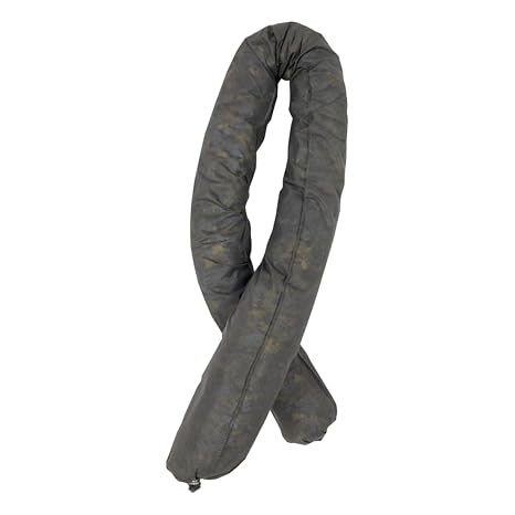 Spilfyter Universal Absorbent Socks for Quick Tasks | 3 x 4' | 40 Count | Absorbs Oil, Water, Coolants & Cleaning Fluids Flexible Spill Control for Industrial, Automotive or Shop Use | USOCK34-40