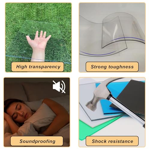 Plaque de polycarbonate transparent rigide pour toiture durable - 6