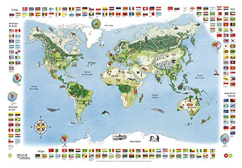 Ravensburger - Tiptoi Interactive Reader Komplettset - Mein erstes Atlas-Buch auf Französisch - Elektronische Lernspiele… – Bild 6