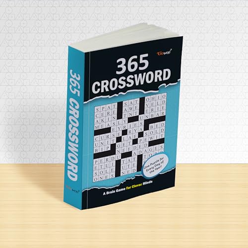 Image of 365 Crossword :- crossword activity book, classic crossword puzzle book, vocabulary building puzzle book, classic crossword puzzle book, fun and easy crossword activity book