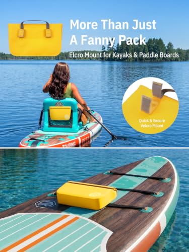 Image of niphean IPX7 Waterproof Fanny Pack, Magnetic One-Hand Closure Dry Bag