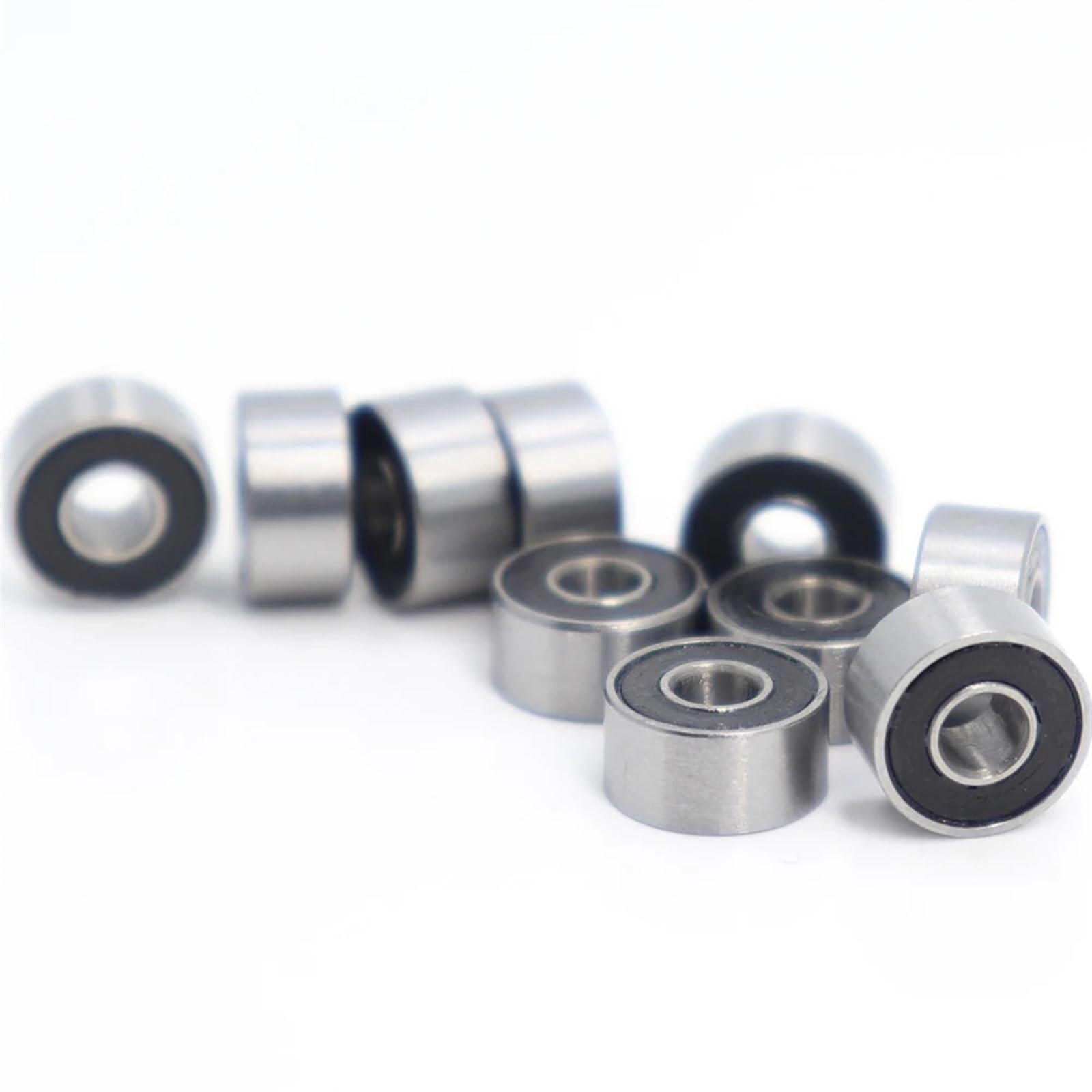 693RS Łożysko ABEC-3 (10 szt.) 3 * 8 4 mm Hobby Elektryczny zdalnie sterowany samochód ciężarowy 693 RS 2RS Łożyska kulkowe 693-2RS Czarne uszczelnione