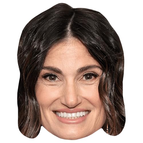 Idina Menzel (Short Hair) Mascaras de Personajes Famosos, Caras de Carton
