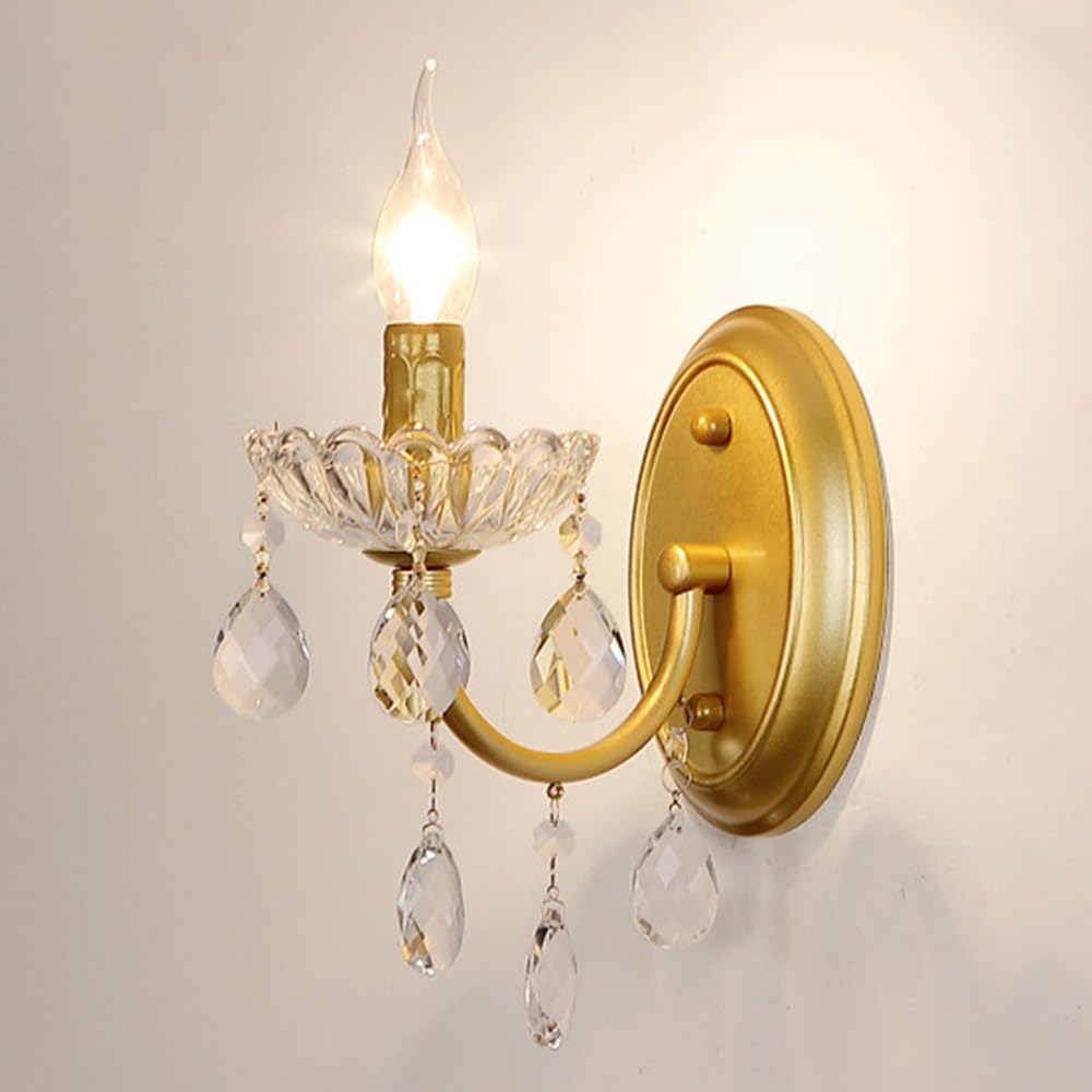 HYJAUSXB Sconces Wall Lighting 1-Light Farmhouse Candle Sconce, Industrial Modern Lamp, Mid Century Bathroom Light Fixtures for Bedroom Living Room Kitchen Hallway Stairs Office (d)
