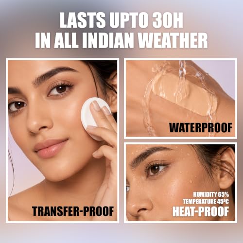 Image of Seven Seas Super Coverage Silk Foundation 45ml Matte Liquid Foundation for Women - Buildable Coverage, Lightweight Formula, Long Lasting Makeup, Silky Smooth Finish(Natural)