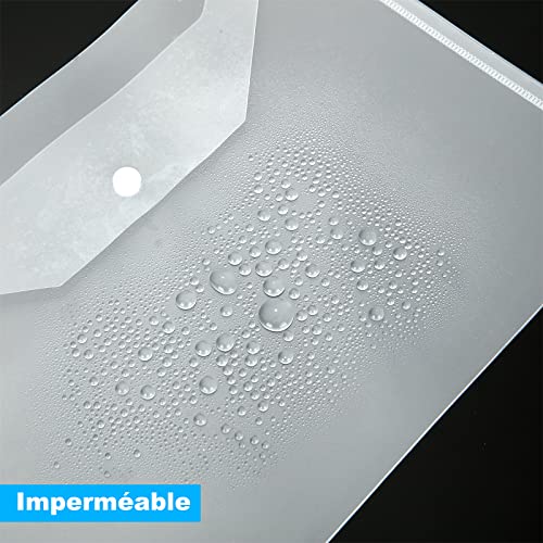 Pochette Porte Document A4 Transparente : Fini le Désordre de Bureau à la Maison - 5
