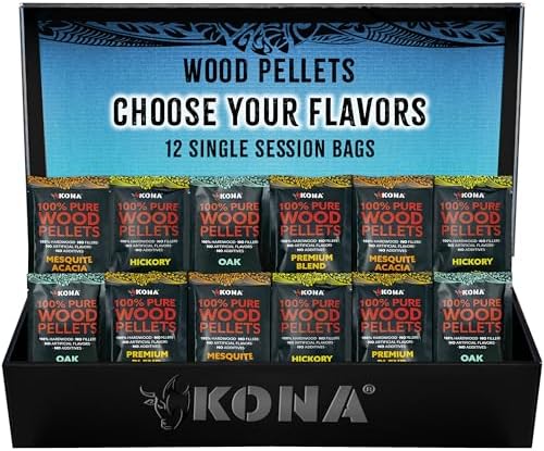 Pellets For Smoking Kona BBQ Pellet Variety Pack Mix Match