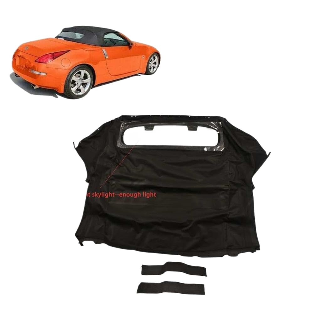 Vitre de Lunette arrière chauffante pour Capote Souple Compatible avec Nissan 350Z AP02 2003 2009 Cabriolet