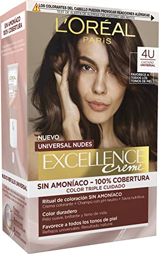 L'Oréal Excellence Universal Nudes Castaño 4U 550 Cover
