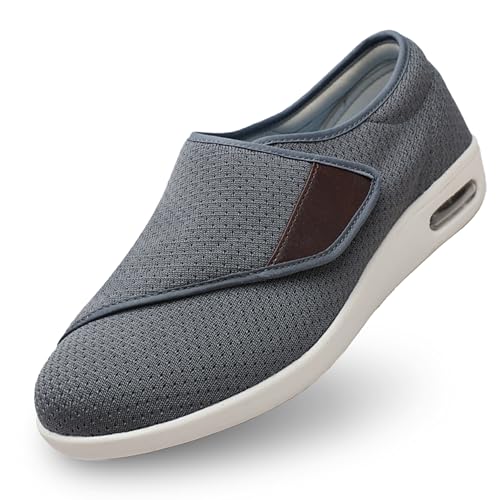 youyun Orthopedic Shoes for Women, Wide Fit Slip On Sneakers for Diabetics, Plantar Fasciitis and Swollen Feet Support, Lightweight Comfort and Breathable (Size 6-10)