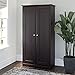 Bush Furniture Cabot Tall Storage Cabinet with Doors in Espresso Oak
