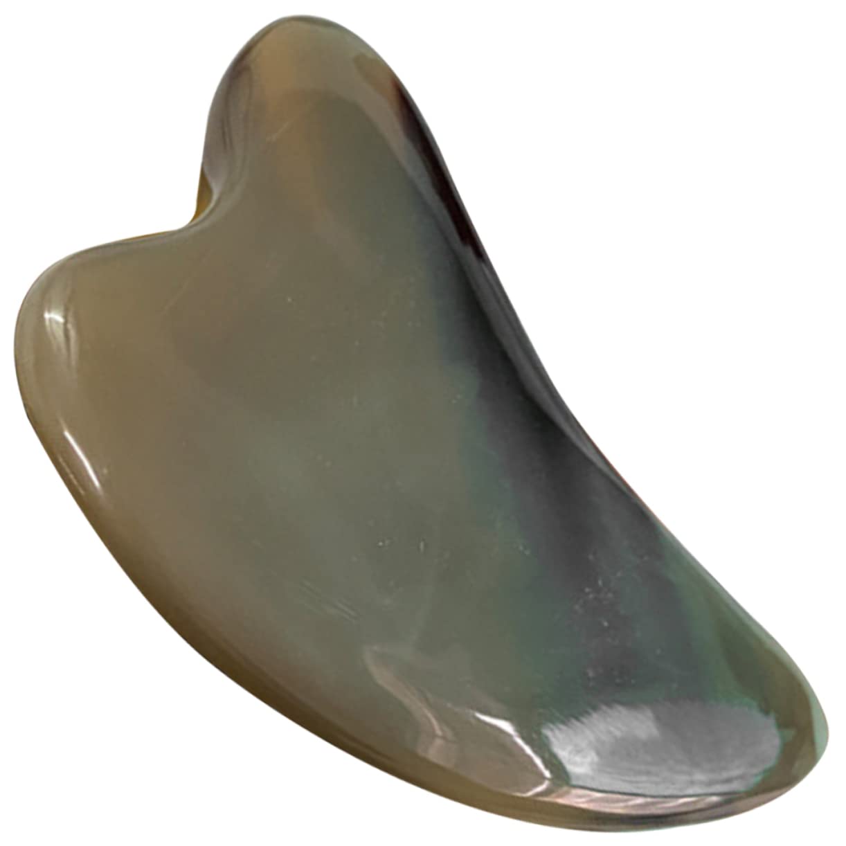 FOMIYES 4 Piezas Tablero De Raspado Triangular Guasha Suministros Herramientas Del Hogar Masajeador De Cuerpo Músculo Piedra Rostro La Cara Viajar Cuernos Herramienta Auxiliar