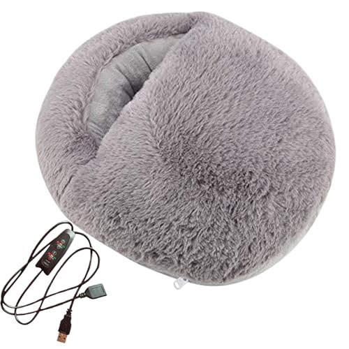 Chauffe-pieds électrique réglable avec enveloppe thermique lavable pour lit