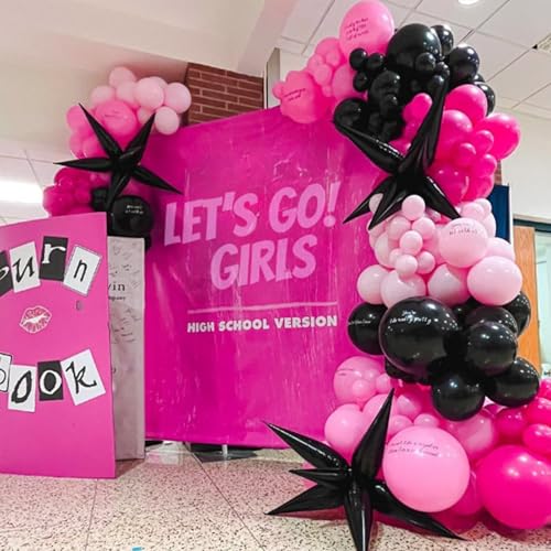 Image of Awenztech 120pcs 5 inch Hot Pink Latex Balloons