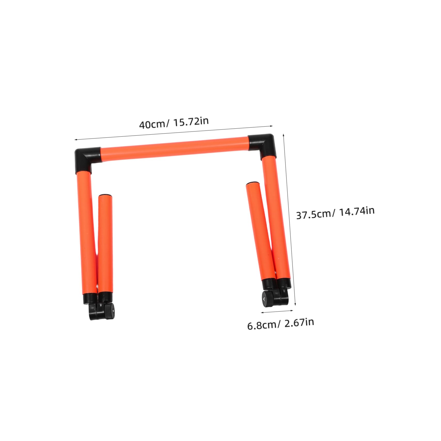 JOINPAYA Athletic Hurdle Training Equipment Adjustable Mini Hurdles for Football Basketball Soccer Track