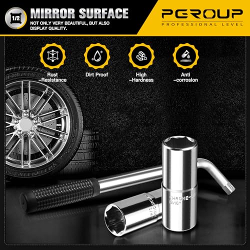 pgroup Telescoping Lug Wrench with Sockets