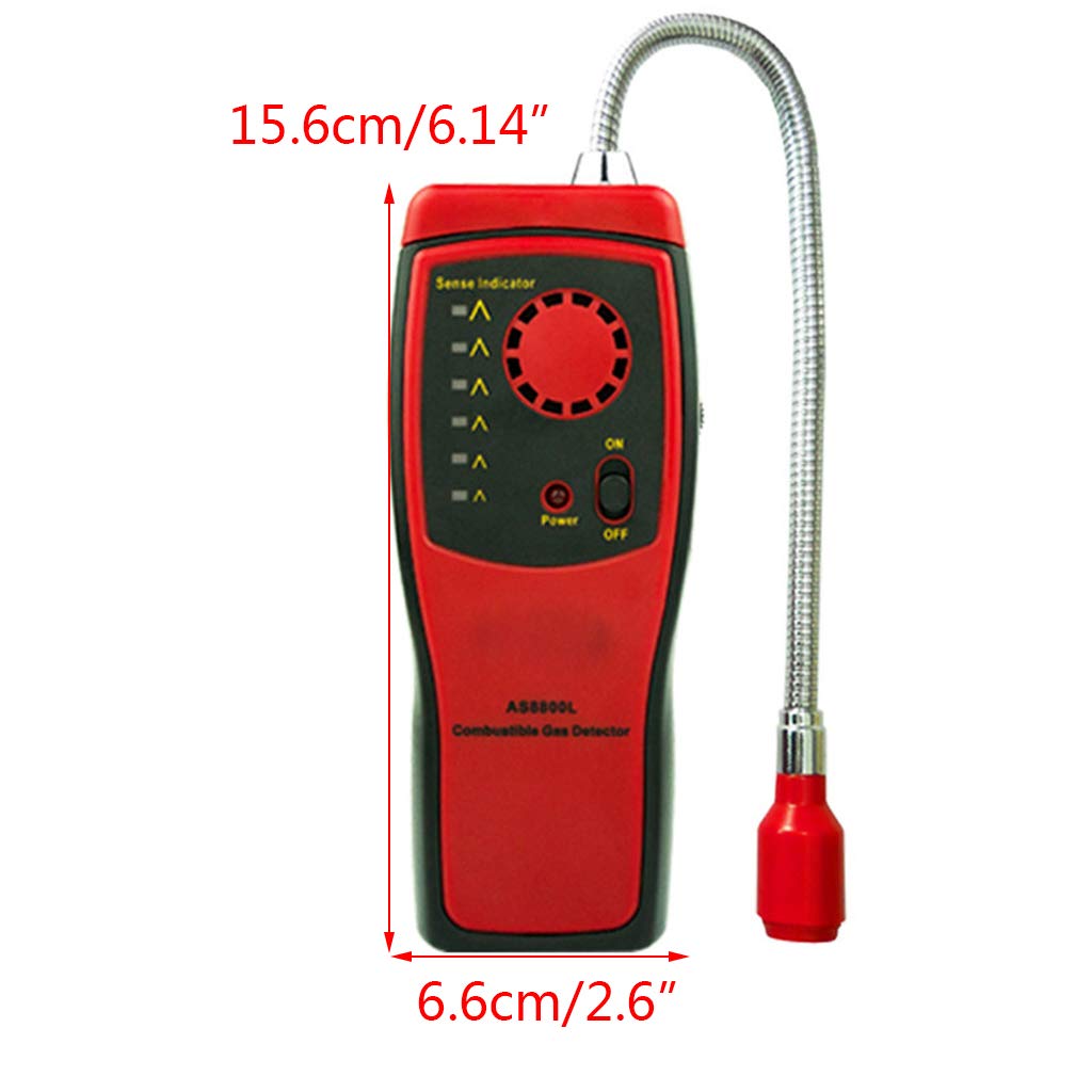 AS8800L Analyseur de combustible automobile Détecteur de pollution atmosphérique portatif