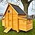 Cocoon Chicken Coop Hen House Poultry Ark Nest Box New & Eco Plastic Rot Free Roofs - Model Eco 600-2n With Secure Nest Box Floor & Cleaning Tray (no Shiping To Northern Ireland, Islands, Scottish Highlands)