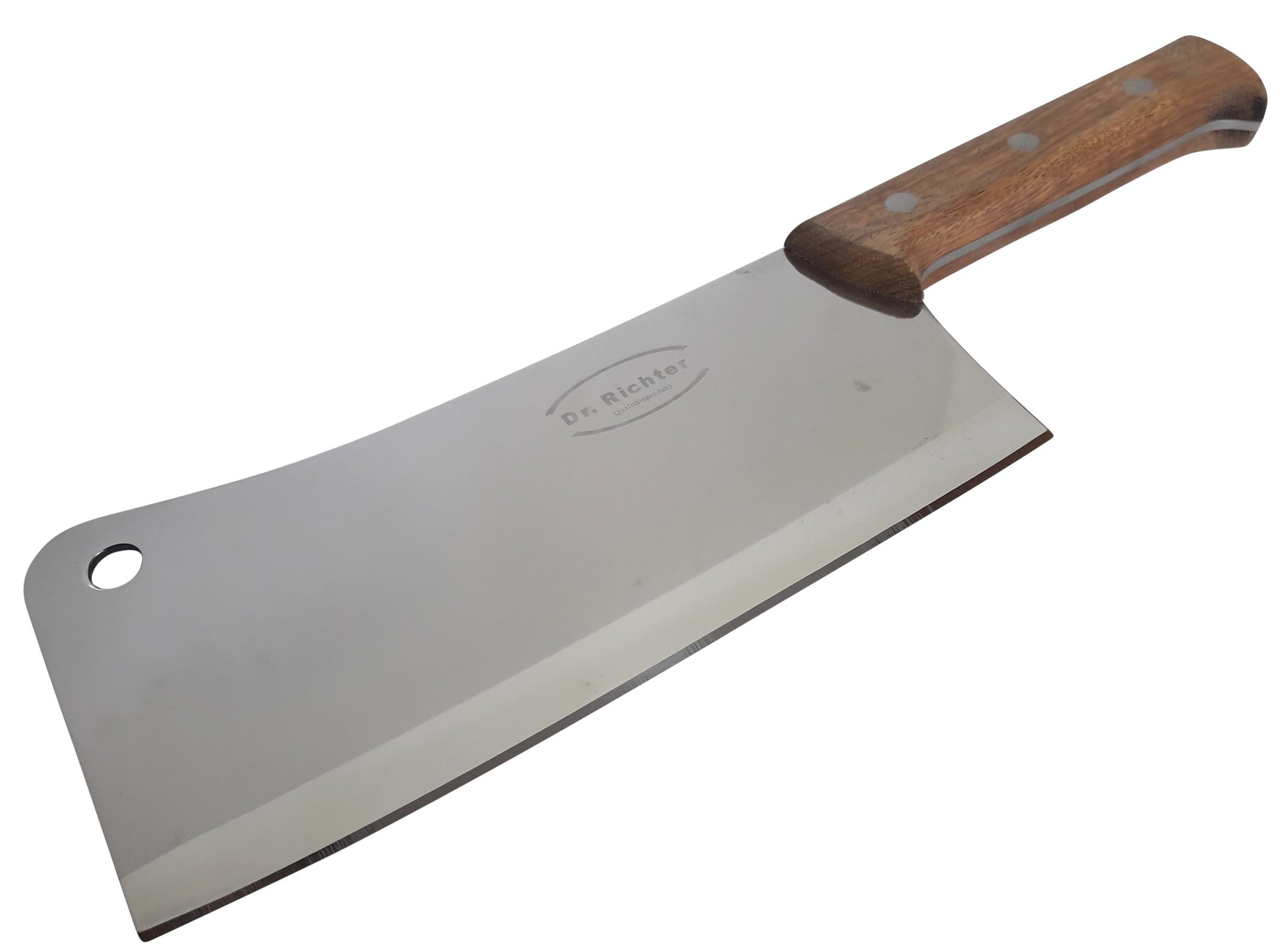 edizione Giant - Mannaia XXL (lunghezza lama: 25,5 cm, lunghezza totale: 41 cm, peso oltre 1 kg, in acciaio inossidabile), da cucina