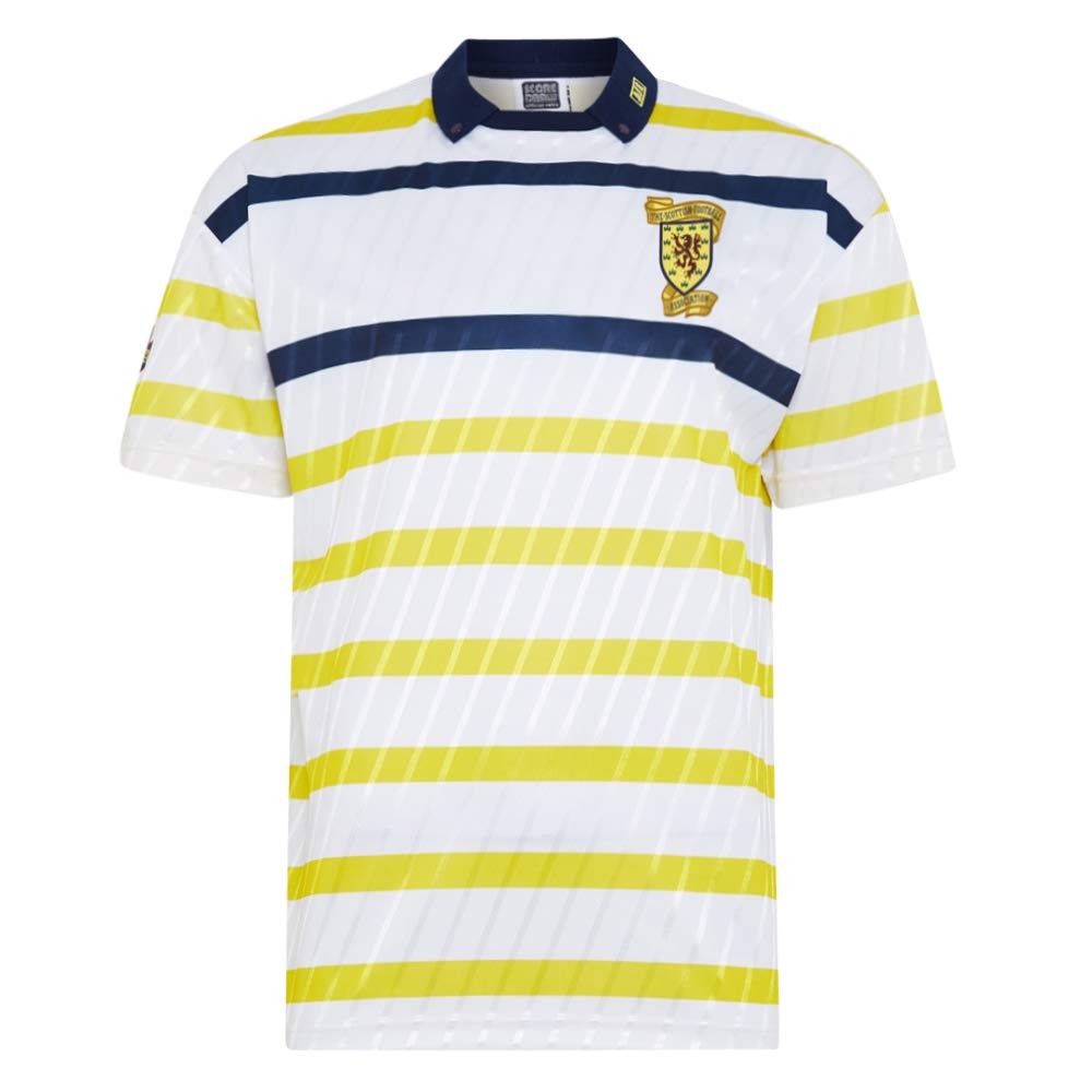 Scotland  Men's   '90 Away Retro Football Shirts, Football by Score Draw in Size M, Sports Direct