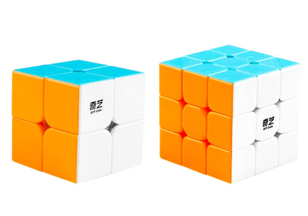 D ETERNAL Qiyi Stickerless Speed Cube Set, Qidi S 2x2 Warrior W 3x3 Qiming Pyramid Magic Cube Puzzle Toys,Multicolor (B07P5J7KGT) Amazon Price History, Amazon Price Tracker