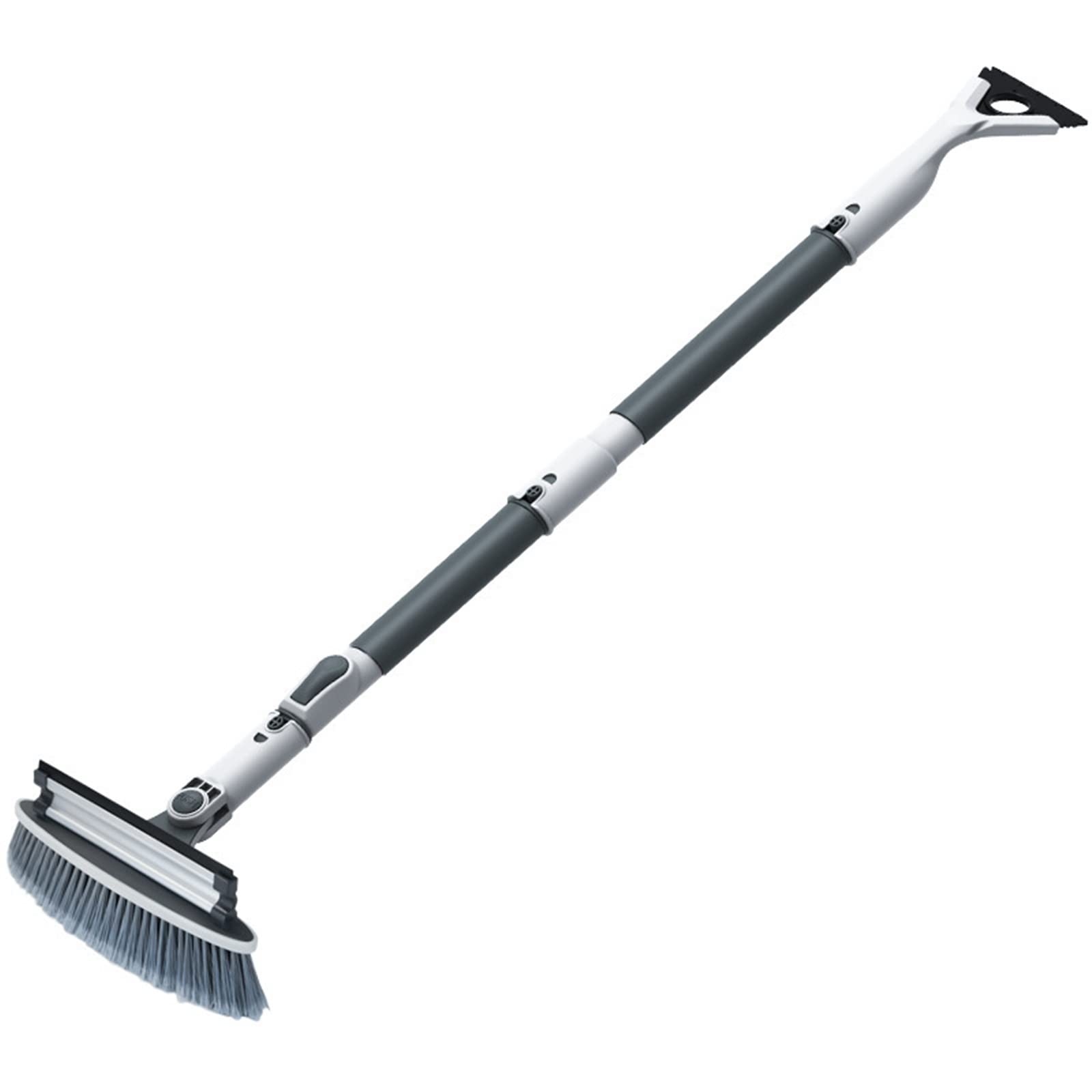 TRIONN Outdoor Shovel, Multifunctional Snow Shovel Car Snow Shovel Long Rod Deicing Ice Sweep Tool Snow Removal Brush For Winter Car Accessories