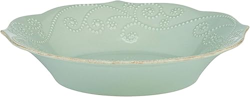 Francés PerleCuenco individual Set de 4 Color Ice Blue