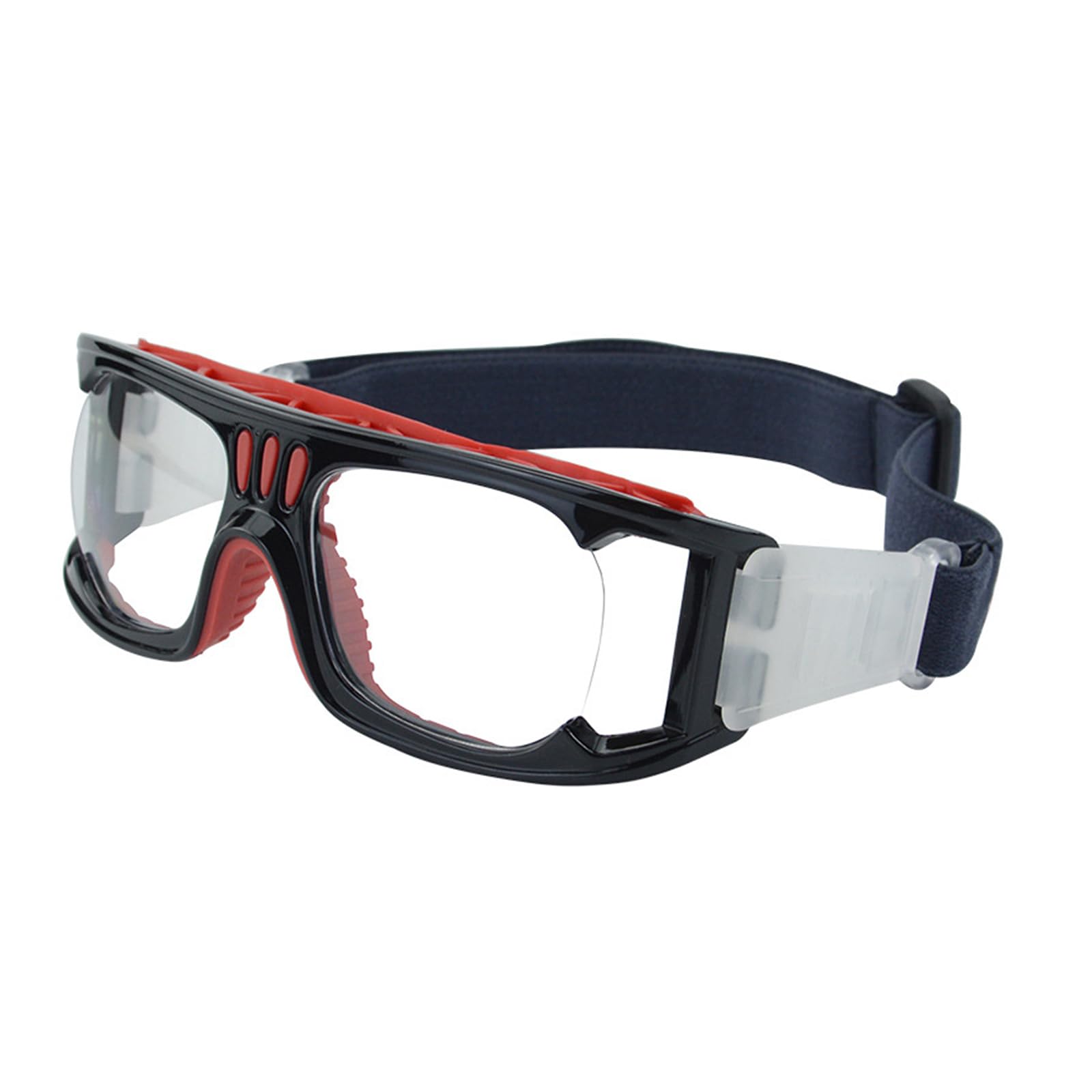 Gafas deportivas protectoras con correa ajustable para baloncesto, fútbol, deportes, lentes reemplazables