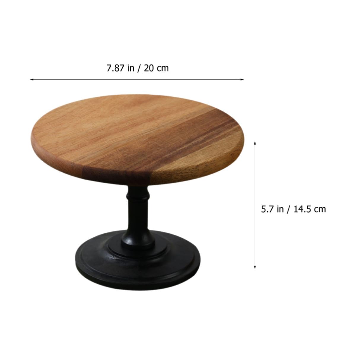 Soporte para Cupcakes de Madera Patas, Plato Redondo de Pie