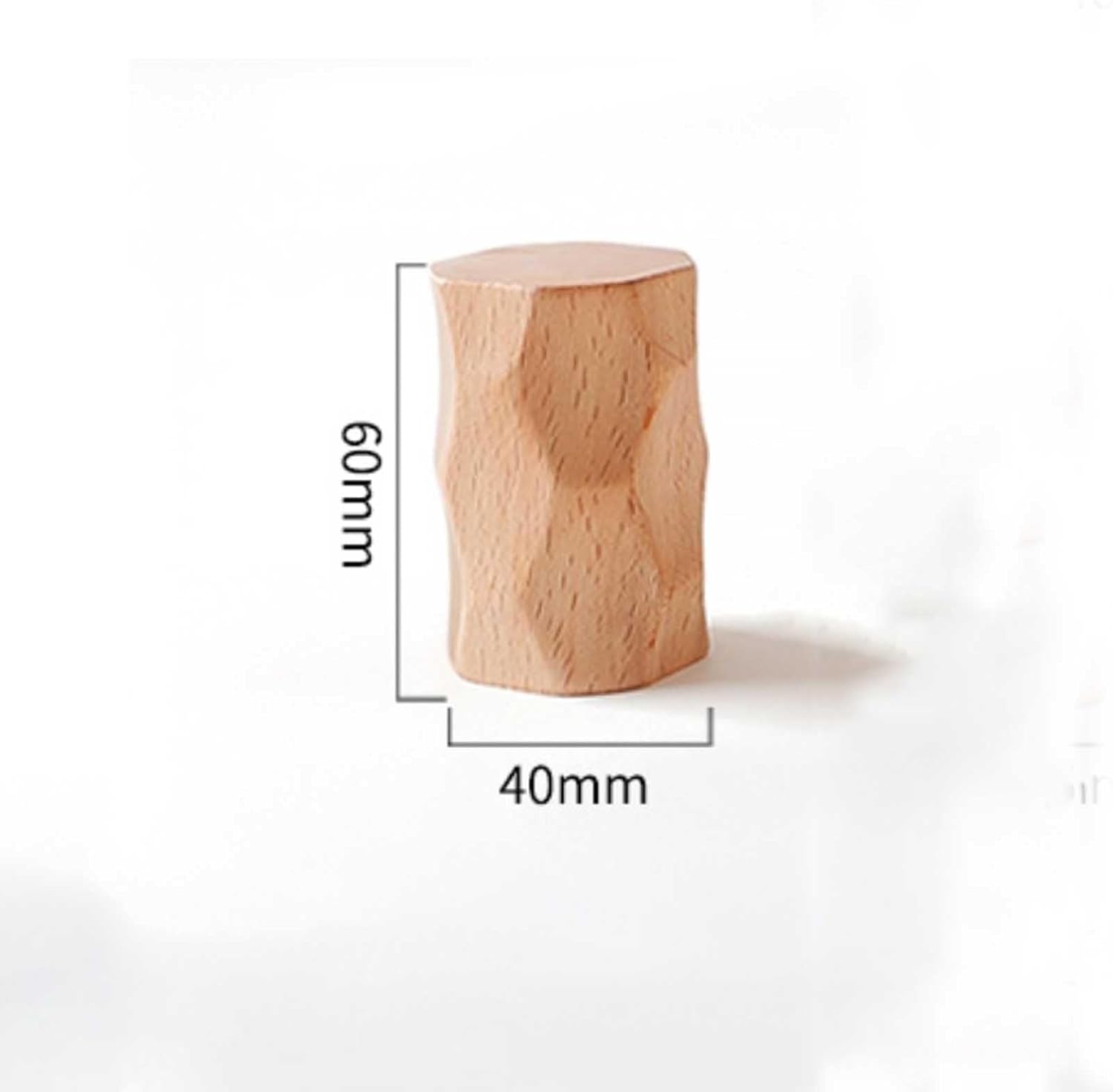 SBCC Solid Wood Rod Single Rod Curtain Rod Bedroom Living Room Punched Silent Log Bracket Holder(200 cm (78.7 inches))