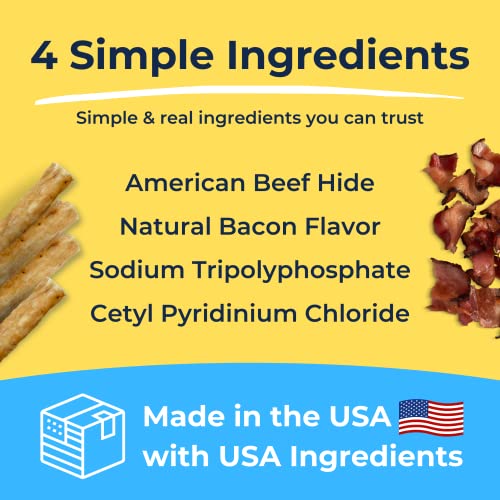 Gentle Rawhide Chews | Protected Dental Treats for Small Canine | Vet VOHC Permitted | Every day Bone Cleans Enamel & Gums Recent Breath Oral Well being Assist | USA Made | (Small Canine / 12 Rely) Gentle Rawhide Chews | Protected Dental Treats for Small Canine | Vet VOHC Permitted | Every day Bone Cleans Enamel & Gums Recent Breath Oral Well being Assist | USA Made | (Small Canine / 12 Rely)