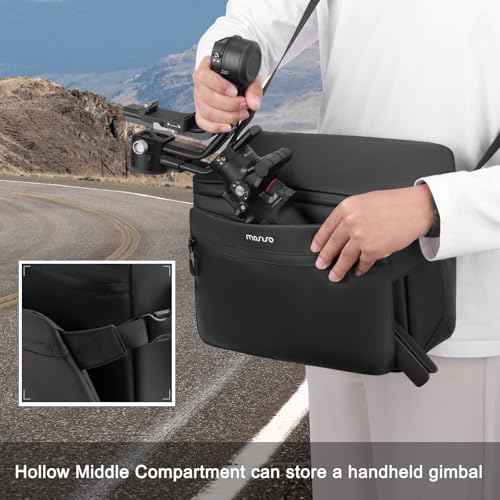Bolso para cámara MOSISO impermeable negro miniatura 5