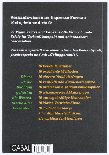 Das kleine Buch vom großen Verkauf: 99 Tipps für mehr Umsatz (Dein Business)