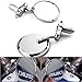 Dlll 7/20,3 cm manubrio universale moto alluminio cromato retrovisore bar End Side Mirror Fits most Harley Davidson Suzuki Honda Kawasaki Cruiser Touring Cafe Racers scooter