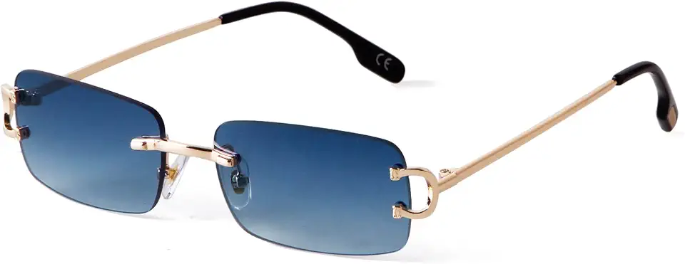 JUDOO Fashion Rectangular Sunglasses Gradient