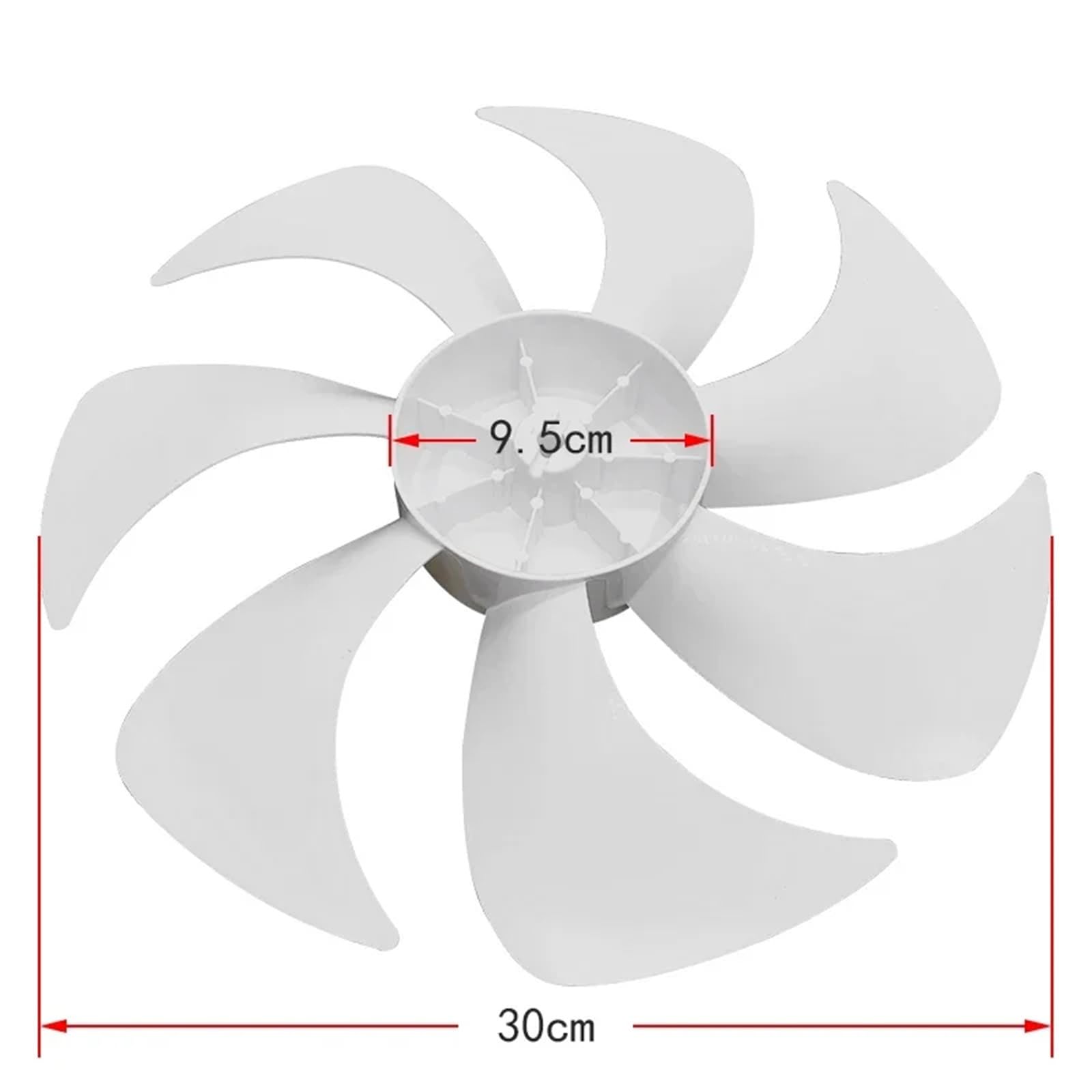 Genérico Compatible con Ventiladores Eléctricos AIRMATE (Modelos CS30-X20, CS30-R21, FS30-X52) - Accesorio De Aspas De Repuesto