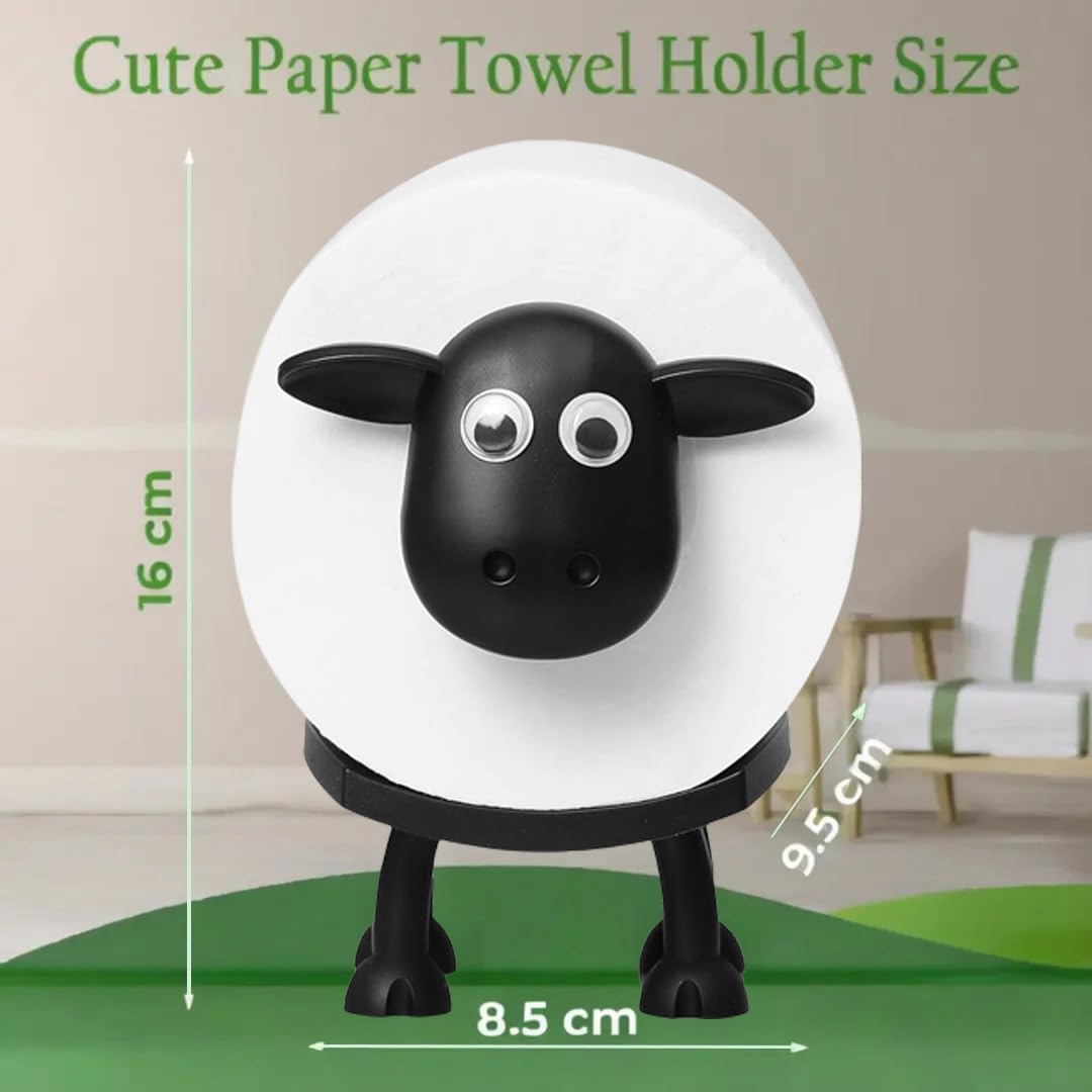 3 Pack Sheep Toilet Paper Holder, 3D Printed Black Sheep Toilet Roll Holder — Amazon image 2