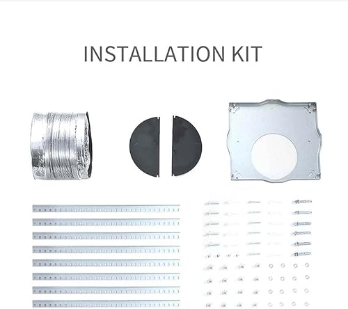 Miniatura 8 de Campana extractora Island de 30 pulgadas, color negro, 700 CFM, campana de ventilación de cocina de acero inoxidable con conductossin conductos,