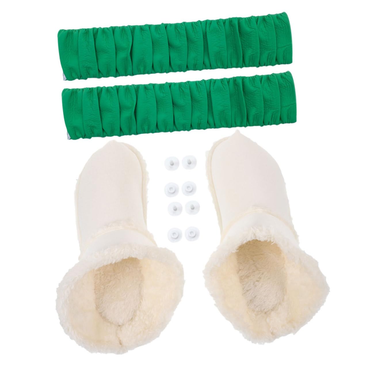 4pares Plantillas De Desmontables Para Zapatos Forro De Pelusa Inserciones De Invierno Para y Días Fríos