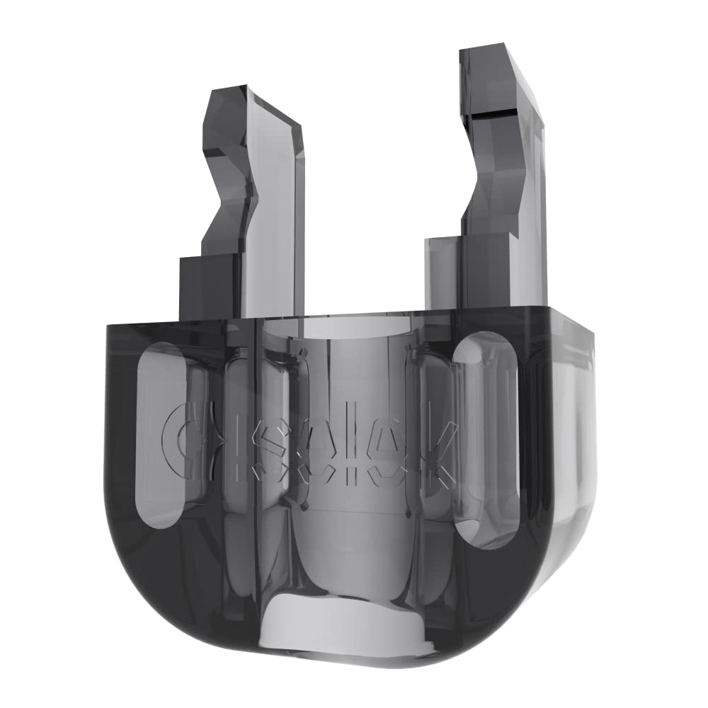 iSelek RJ45 CAT 6 UTP Pass Through Connector, 8P8C Ethernet Modular Plug for CAT 5E and CAT6 Stranded and Solid Unshielded Wire and Cable (Short Connector Boot 50Pcs/Bag, Black)