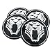 AUTO-P Tiger Head Car Steering tire Wheel Center car Sticker Hub Cap Emblem Badge Decals Symbol for Jaguar Hubcap Audi BMW Nissan Ford