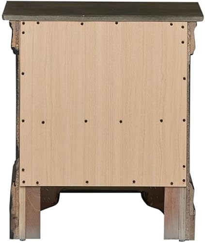 Miniatura 8 de Glory Furniture Louis Phillipe 2 Drawer Nightstand in Pink