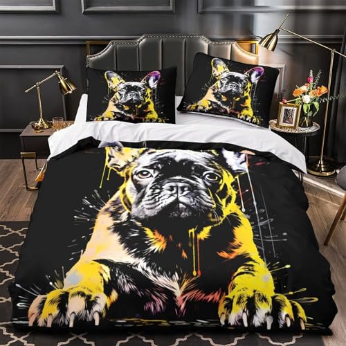 Housse de couette renard en microfibre douce et hypoallergénique