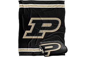 LOGOVISION Official Collegiate Primary Logo Collection Super Soft Purdue Boilermakers Silky Touch Throw Blanket