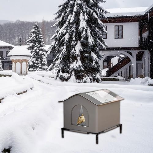 Image of BNFCat House for Outdoor Cats Dog House Waterproof Elevated Feet for Barn Porch M|Pet Supplies | Cat Supplies | Beds|1 x Pet Tent