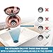 KONE Copper Kitchen Sink Strainer Basket, 2 Pcs Stainless Steel Antique Copper Sink Drain Strainer and Sink Stopper for Standard 3-1/2 inch Sink Drain, with Metal Center Knob and Rubber Drain Stopper