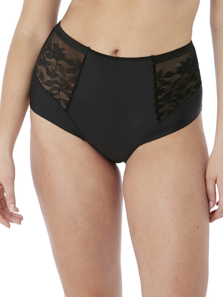 Fantasie Women's Illusion High Waist VPL-Free Brief, Black, Large