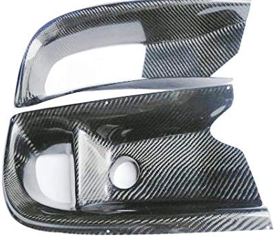for Evo 9 Carbon Fiber Va Style Oil Clean Guide & Air Duct (2pcs) Auto Accessories